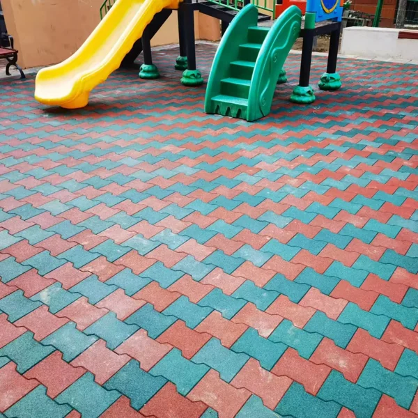 Rubber Paver Tiles