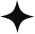 Black four-pointed starburst shape